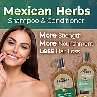 Tio Nacho Mexican Herbs Strengthening Shampoo And Conditioner Set With Royal Jelly 14 Fl Oz Each Nourishing Aloe Vera Jojob