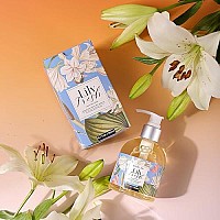 Romiie Zoi Liquid Hand Soap With Gift Box Pure Natures Embrace Lily Fresh 260Ml 87 Floz Pack Of 3