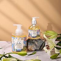 Romiie Zoi Liquid Hand Soap With Gift Box Pure Natures Embrace Lily Fresh 260Ml 87 Floz Pack Of 3