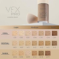 Farmasi Vfx Pro Foundation Full Coverage Liquid Cream Lightweight Long Lasting Coverage Breathable Skin Moisturizer With Colo