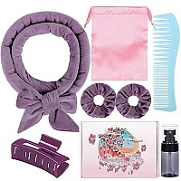 Ailsa Hair Curlers To Sleep In No Heat Curling Rod Headband For Long Hair Overnight Heatless Curls For Women Velvet Hair Rollers