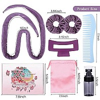 Ailsa Hair Curlers To Sleep In No Heat Curling Rod Headband For Long Hair Overnight Heatless Curls For Women Velvet Hair Rollers