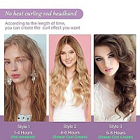 Ailsa Hair Curlers To Sleep In No Heat Curling Rod Headband For Long Hair Overnight Heatless Curls For Women Velvet Hair Rollers