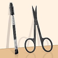 Tsmaddts Tweezers Set For Men Professional Eyebrow Tweezers Precision Tweezers For Hair Ingrown Hair Plucking With Scissor