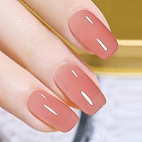 Omainy Jelly Gel Nail Polish Translucent Gel Nail Polish Crystal Jelly Gel Nail Polish Sheer Gel Nail Polish Soak Off Uv Led Nai