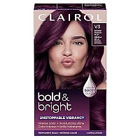 Clairol Bold Bright Permanent Hair Dye V3 Intense Passion Plum Hair Color Pack Of 1