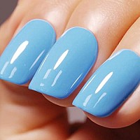 Ozzeal Gel Polish 05 Fl Oz Light Pastel Blue Gel Nail Polish Macaron Spring Summer Soak Off Led Uv Gel Nail Polish Art Starter