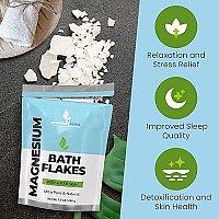 Magnesium Flakes 15 Lb Ultra Pure Magnesium Chloride Flakes Organic In Resealable Pack Use For Magnesium Bath Soak Or Foot S