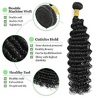 Saluna Deep Wave Bundles 14 14 14 Inch Full And Thick 3 Bundles 12A 100 Unprocessed Brazilian Virgin Human Hair Bundles Soft Cu