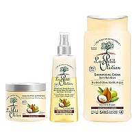 Le Petit Olivier 3pc Hair Care Set - Shampoo, Mask, Detangler