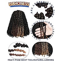 12 Inches 9 Packs Passion Twist Crochet Hair For Black Womenmixed Colors Combo Pack7 Packs 1B 1 Pack T1B271 Pack T1B30 P