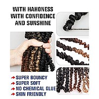 12 Inches 9 Packs Passion Twist Crochet Hair For Black Womenmixed Colors Combo Pack7 Packs 1B 1 Pack T1B271 Pack T1B30 P