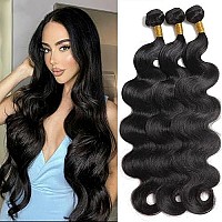 Human Hair Bundles Body Wave Bundles Human Hair 20 20 20 Inch 3 Bundles Human Hair 10A Grade 100 Unprocessed Brazilian Virgin H