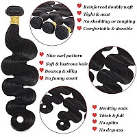 Human Hair Bundles Body Wave Bundles Human Hair 20 20 20 Inch 3 Bundles Human Hair 10A Grade 100 Unprocessed Brazilian Virgin H