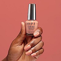 Opi Infinite Shine Longwear Dark Crme Finish Opaque Coral Nail Polish Up To 11 Days Of Wear Gellike Shine A Sherbert Thing