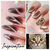 Makartt Cat Eye Poly Nail Gel 50Ml Gel Builder For Magnetic Effect Nail Extension Strengthener 3D Diy Hard Gel Manicure Nail Art