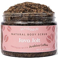 Scrubadub 18Oz Natural Coffee Body Scrub Exfoliating Body Scrub Made In Usa Perfect Butt Legs Arms Hand Body Exfoliator Scru