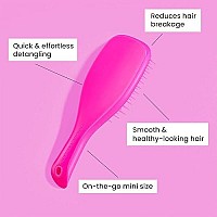 Tangle Teezer Ultimate Detangler Hairbrush Eliminates Knots Reduces Breakage Mini Hair Brush For Travel Small Hands All H