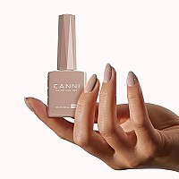 Canni Nude Gel Nail Polish 1Pcs Nude Gel Polish Nude Light Brown Grey Color Nail Polish Gel High Gloss Soak Off U V Gel Nail Fr