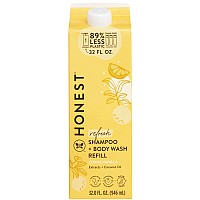 The Honest Company 2In1 Cleansing Shampoo Body Wash Refill Carton Gentle For Baby Naturally Derived Tearfree Hypoalle