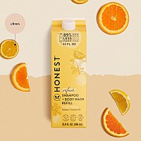 The Honest Company 2In1 Cleansing Shampoo Body Wash Refill Carton Gentle For Baby Naturally Derived Tearfree Hypoalle