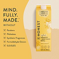 The Honest Company 2In1 Cleansing Shampoo Body Wash Refill Carton Gentle For Baby Naturally Derived Tearfree Hypoalle