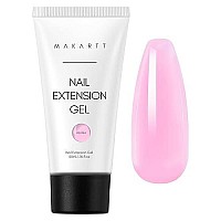 Makartt Poly Nail Gel50Ml Sheer Pink Gel Builder For Crystal Pink Color Nail Extension Strengthener Gel 3D Diy Hard Gel Manicur