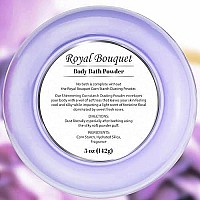 Rneu 2 Pack Body Powder For Women With Powder Puff 100 Talcfree Elegant Royal Bouquet Scented Dusting Powder After Bath Fo