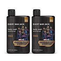 Every Man Jack Body Wash Marvel Guardians Of The Galaxy 135Ounce Twin Pack 2 Bottles Included Naturally Derived Parab