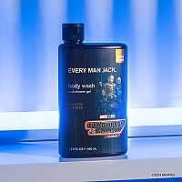 Every Man Jack Body Wash Marvel Guardians Of The Galaxy 135Ounce Twin Pack 2 Bottles Included Naturally Derived Parab