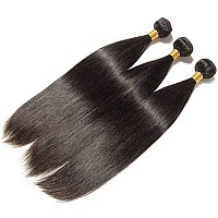 Straight Human Hair Bundles 12 12 12 Inch Trippy Hair Bundles Human Hair 100 Brazilian Unprocessed Raw Hair Bundles Weft Weave