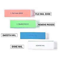 Weilusi 4 Ways Nail Buffer Block Nail Files And Buffers Nail Shine Buffers Blocks Files Sanding Polisher Smooth Buff Shine