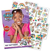 Savvi 50 Paw Patrol Temporary Tattoos Sky And Everest Skinsafe Ink Great For Birthday Parties Gifts For Boys And Girls Ag