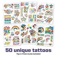 Savvi 50 Paw Patrol Temporary Tattoos Sky And Everest Skinsafe Ink Great For Birthday Parties Gifts For Boys And Girls Ag