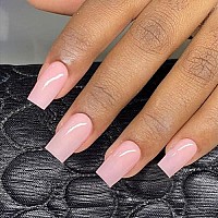 Pink Press On Nails Medium Long Square Xcreando Medium Coffin Nails Acrylic Nails Press Ons Glue On Nails Medium Length Solid