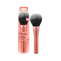 Real Techniques Extra Big Powder Brush Large Makeup Brush For Powder Fluffy Head For Allover Setting Xl Oversized Brush For