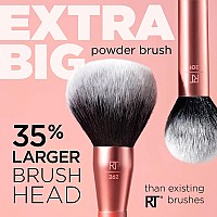 Real Techniques Extra Big Powder Brush Large Makeup Brush For Powder Fluffy Head For Allover Setting Xl Oversized Brush For