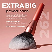 Real Techniques Extra Big Powder Brush Large Makeup Brush For Powder Fluffy Head For Allover Setting Xl Oversized Brush For