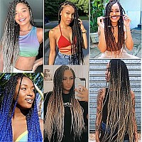 Braiding Hair Pre Stretched 8 Packs Prestretched Braiding Hair 26 Inch Ombre Braiding Hair Itch Free Yaki Synthetic Hair Exten