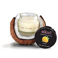 Ellovi Allnatural Luxuriously Whipped Body Butter Orange Pure Enough To Eat Made With Just 6 Vegan Ingredients 100 Pla