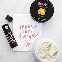 Ellovi Allnatural Luxuriously Whipped Body Butter Orange Pure Enough To Eat Made With Just 6 Vegan Ingredients 100 Pla