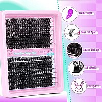 Alice Eyelash Extensions Lash Clusters 280Pcs 1018Mm Wispy Individual Lashes Fluffy Volume Mix 60D 80D D Curl Lash Extensions S