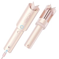 Cordless Automatic Rotating Curling Iron Tymo Curlgo Eco 1 Inch Portable Beach Waves Curling Wand Dual Voltage Rechargeable