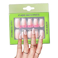 Paintlab Press On Nails 30 Piece Fake Nails With Glue Nail File Prep Pad Cuticle Stick Non Toxic Cruelty Free Long L