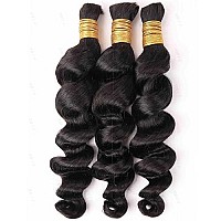 Brazilian Loose Deep Wave Human Hair Bulk No Weft For Braiding Loose Deep Wave Bulk Human Braiding Hair Bulk For Boho Braids 18I