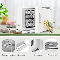 Ryjaune Towel Warmer 23L Towel Warmer Cabinet Can Hold 12 Wet Facial Towelshot Towel Warmer Use For Spa Hair Beauty Salon