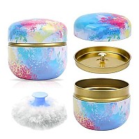 Bbkon Large Powder Puff For Body Powder With Powder Container Soft Powder Puff And Dusting Powder Travel Case Enjoy Youthfulne