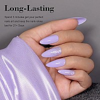 Rarjsm Light Purple Gel Nail Polish Pastel Purple Gel Nail Polish 1Pcs 15Ml Lavender Purple Gel Nail Polish Soak Off U V Curing