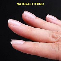 Makartt Extra Short Square Nail Tips120Pcs Full Cover Fake Nailshalf Matte Preshape Gel Acrylic Nails Nail Extension Home Di