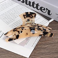 Big Hair Claw Clips For Women Banana Hair Barrette Tortoise Pattern Hair Claws For Long Thin Thick Hair 45Strong Hold Jaw Cla